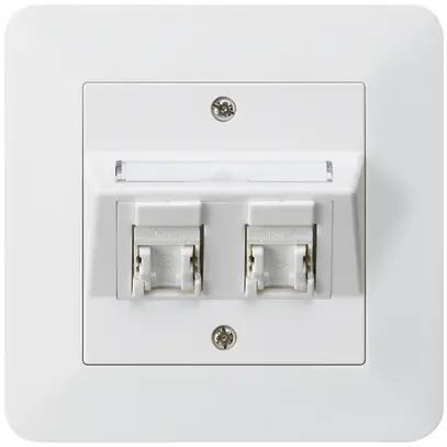 UP-Montage-Set kallysto.trend C Kat.5e 2RJ45/u weiss 