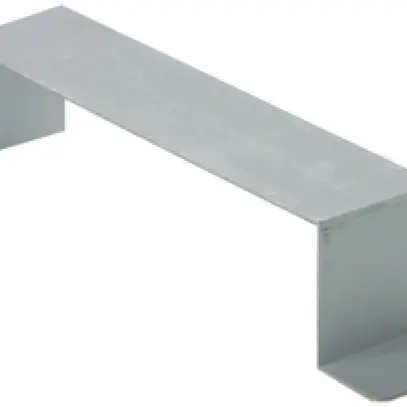 Brida di fissaggio zinc. 50×200mm per canale sotto. Woertz 