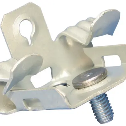 Clip per flangia Caddy bullone M6×11mm flangia 21…28mm, acciaio armonico ARMOUR 