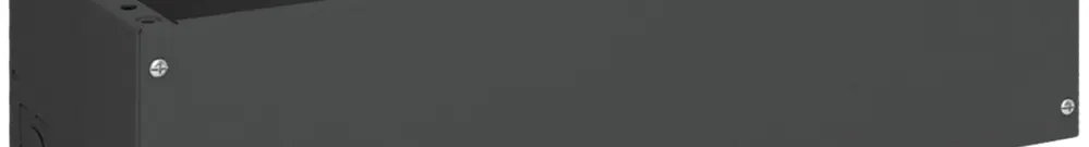 Zoccolo Hager univers 200×800×275mm per armadio FR nero RAL 9005 