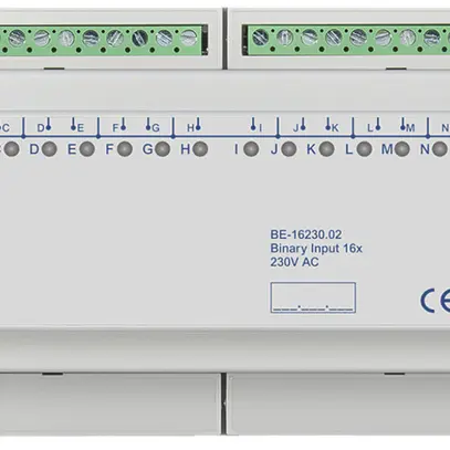 Ingresso binario KNX AMD MDT BE-16230.02 16-can 230VAC 8UM 