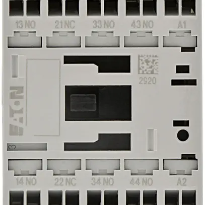 Contacteur auxiliaire Eaton, 24V 50/60Hz, 3F, 1O, bornes Push-in 