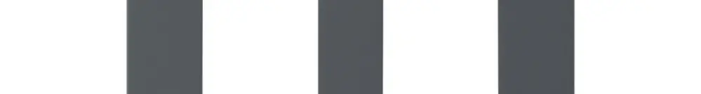 Plaque frontale HMS kallysto pour 2 modules anthracite 