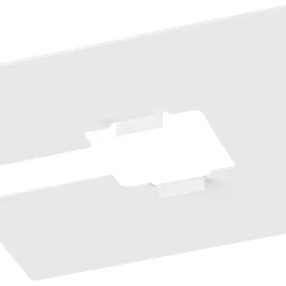 Couvercle SLV acier 100×100×0.4mm blanc 