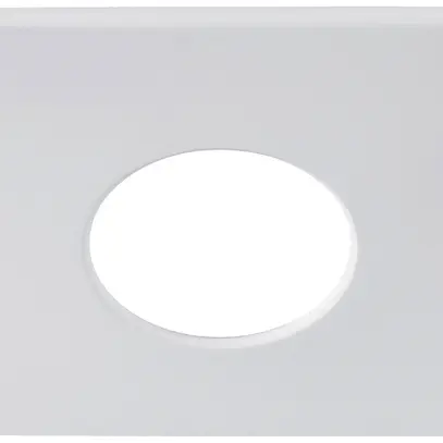 Bague de recouvrement SLV UNIVERSAL IP65 matière synthétique 88×88×3.5mm blanc 