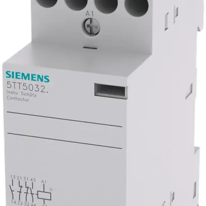 Contattore di potenza Siemens SENTRON INSTA 5TT5 230VAC, 2Ch/2R 25A 