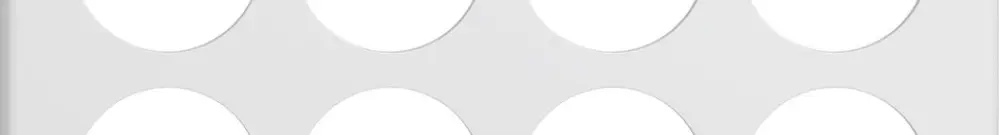 En-tête ENC STANDARDdue 2×4, blanc 