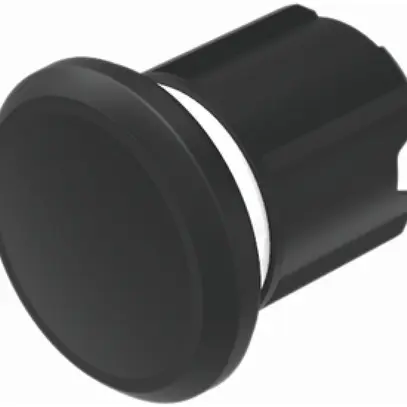 Obturateur p.élément de commande & signalisation EAO45 22.5mm noir 