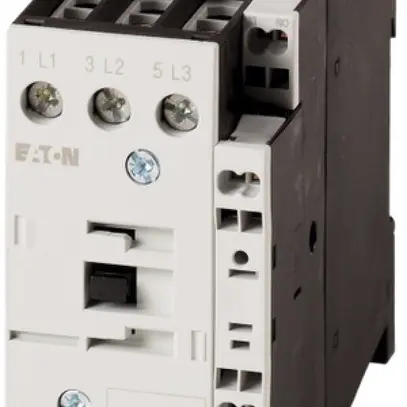 Contattore di potenza Eaton, 3-poli, 380V 400V, 11kW, 1Ch, 230V 50/60Hz 