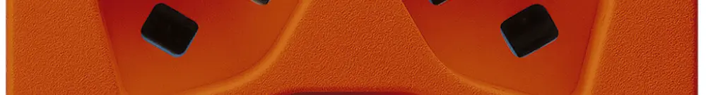 FLF-Steckdose Hager 3×T23, 1×S, D, orange 