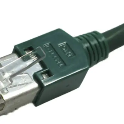 Cavo patch 2RJ45 0.5m verde 