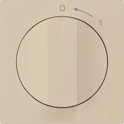 Contact pivotant 0<-1/1L beige kallysto avec manette 