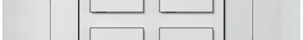 Kit frontal ENC ABB SIDUS blanc brillant pour senseur 2×free@home 