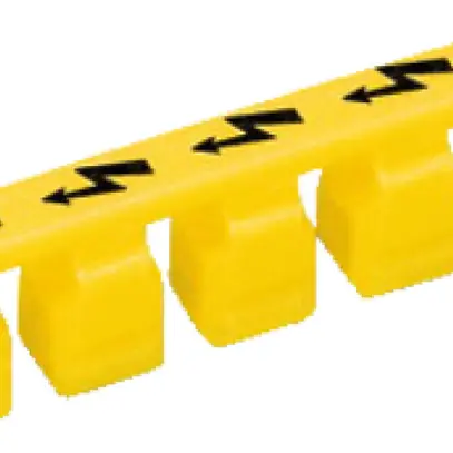 Warnabdeckung TopJob für 5×10mm² gelb 