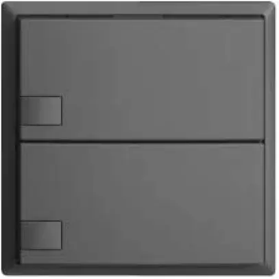 Pulsante KNX RGB EDUE, 250mW, s.LED, 2×pulsante, com.1×tasto, grs 