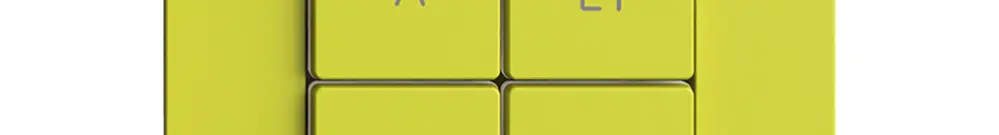 Commande pour interrupteur stores 1c scène/4t Edue Wiser lemon 