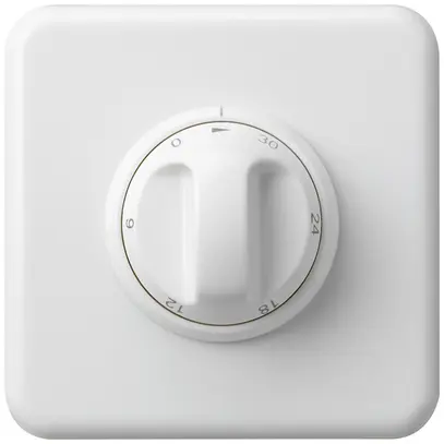 Interruttore temp.INC 0…30min basico meccanico 16A, bianco 