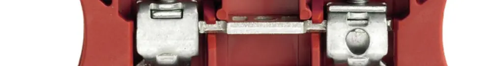 Morsetto di passaggio Weidmüller WDU connessione a vite 4mm² TS35 rosso 