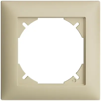 Cadre de recouvrement EDIZIOdue 1×1 vanille 