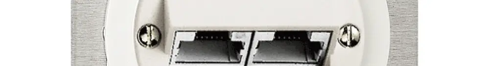 Scatola di raccordo INS JK 2×RJ45 separato, bianco 