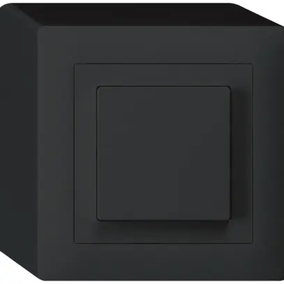 Variateur de lumière AP BT 25…500VA noir KAL, coupure de phase ascendante 
