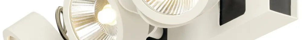 LED-Decken-/Wandleuchte SLV KALU, 3×10W 1320lm 3000K IP20 weiss/schwarz 