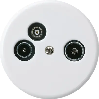 Presa d'antenna TV-R-Dati basico A 2GHz 19db bianco 