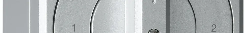 Interruttore rotativo AP robusto IP55 schema 2/1P alluminio 