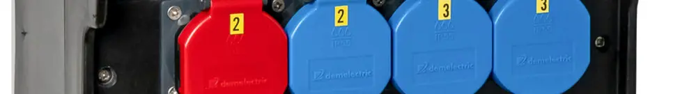 Stromverteiler DEM DB32364 63A 3×LS 1×FI 3×T23 1×T25 2×16A 1×32A 