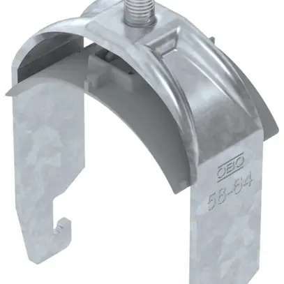 Schnellverleger BET 2056 U-Fuss Kunststoff 58…64mm 1×Kabel Stahl tfZn 