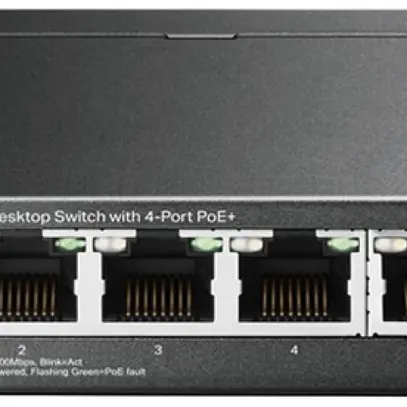 Switch TP-Link TL-SG1005LP 5×RJ45 GbE 4×PoE 