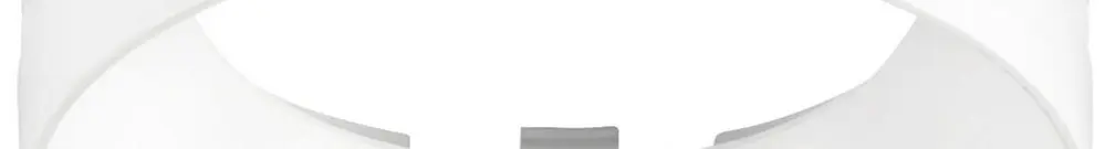Bague frontale SLV NUMINOS S Ø62mm polycarbonate blanc 
