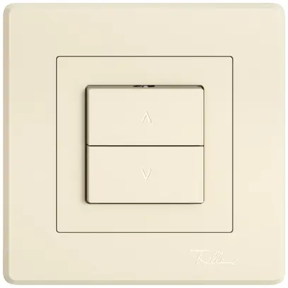 Interruttore p.tapparelle INC EDIZIO.liv SNAPFIX® 10A 250V 2 tasto 1 canale cr 