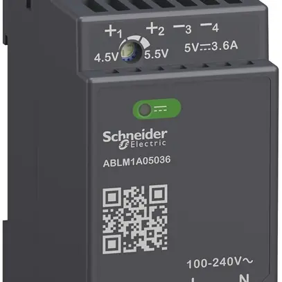 Alimentazione elettrica SE MODULAR, temporizzata, 100…240VAC, 5VDC, 3.6A, 18W 