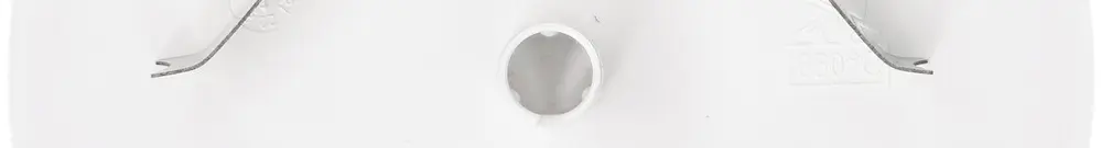 Rosetta di copertura MH clip a molla a innesto Ø98×3mm bianco 