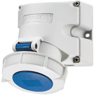 Presa AP CEE 16A 3P 6h 230V blu IP67 Mennekes 