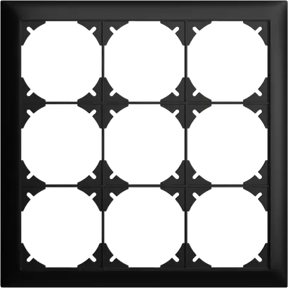 Intestazione INC EDIZIOdue SNAPFIX® 3×3 orizzontale e verticale 208×208mm nero 