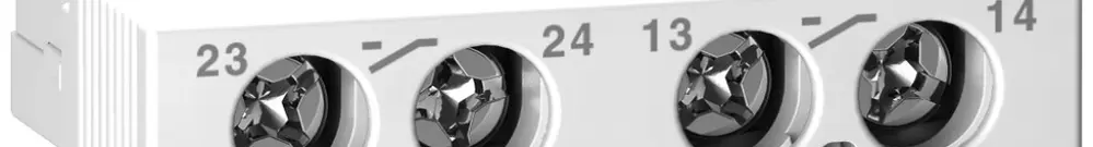 Contatto ausiliare Schneider Electric GVAE113 C+R frontale TeSys 
