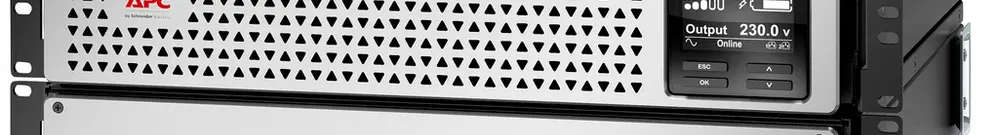 Alimentazione UPS SE APC Smart-UPS On-Line 230V 3000VA Rack 4UH scheda SmartSlot 