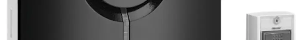 AP-Funkgong-Set Grothe MISTRAL 350 4×1.5V Batterien, schwarz 