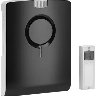 AP-Funkgong-Set Grothe MISTRAL 350 4×1.5V Batterien, schwarz 