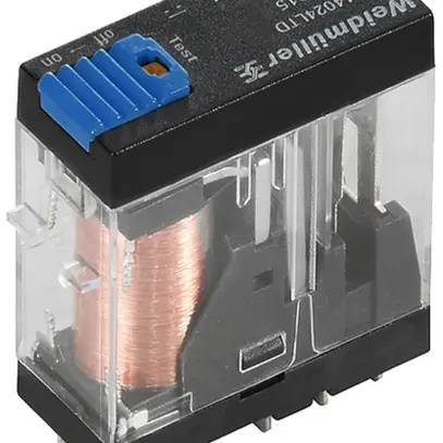 Relè WM DRI314110LTD 1CO AgSnO2 99…121VDC 10A/250VAC diodo tasto di controllo 