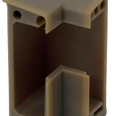 Angle intérieur ELBRO 60×20mm 90° anthracite 