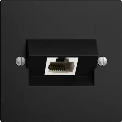 Presa INC 1×RJ45/u 4P ITplus EDIZIOdue nero 