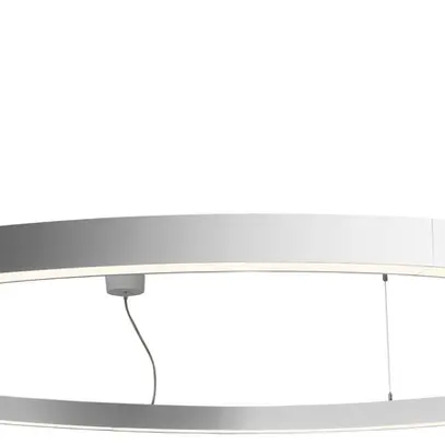 Lampada sospesa LED Sylvania Nilo 88W 9120lm 830 DALI EM Ø1200mm bianco 