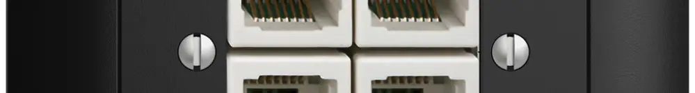 Prise ENC 4×RJ45/u 4P sép.no, EDIZIOdue ITplus 