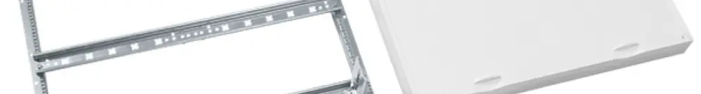 Kit modulare Hager Univers N 2 barre DIN 150×500×450mm 125mm 