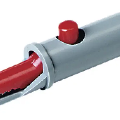 Abgreifklemme AK 10 4mm System, isoliert, rot 