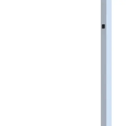 Lampadaire LED DOTLUX LINEARO 50W, 4000K, argent 
