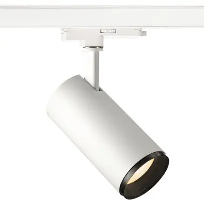 Spot LED SLV 3~ NUMINOS M DALI 20W 1955lm 3000K 24° Ø85×185mm blanc 